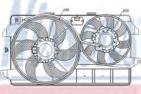 Вентилятор системи охолодження двигуна