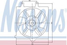 Вентилятор системи охолодження двигуна