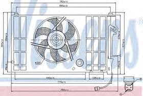 Вентилятор системы охлаждения двигателя