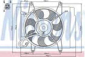 Вентилятор системы охлаждения двигателя