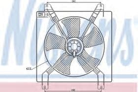 Вентилятор системы охлаждения двигателя
