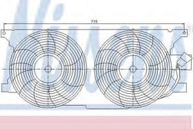 Вентилятор радіатора кондиціонера