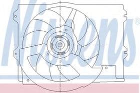 Вентилятор системы охлаждения двигателя Вентилятор системы охлаждения двигателя