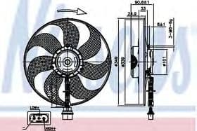 Вентилятор системи охолодження двигуна Вентилятор системи охолодження двигуна