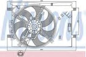 Вентилятор системи охолодження двигуна