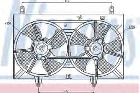 Вентилятор системи охолодження двигуна