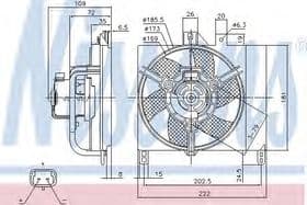 Вентилятор системы охлаждения двигателя Вентилятор системы охлаждения двигателя