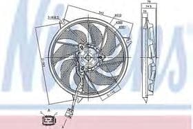 Вентилятор системы охлаждения двигателя Вентилятор системы охлаждения двигателя