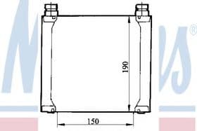 Оливний радіатор двигуна