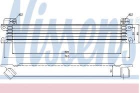 Оливний радіатор двигуна