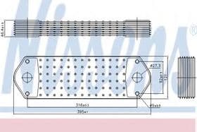 Оливний радіатор двигуна