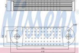 Оливний радіатор двигуна