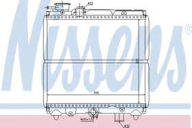 Радіатор охолодження двигуна Радіатор охолодження двигуна