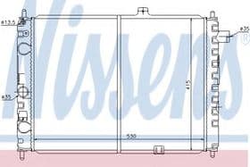 Радиатор охлаждения двигателя