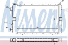Радиатор охлаждения двигателя