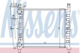 Радиатор охлаждения двигателя Радиатор охлаждения двигателя