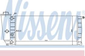 Радіатор охолодження двигуна