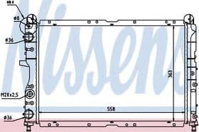 Радіатор охолодження двигуна Радіатор охолодження двигуна