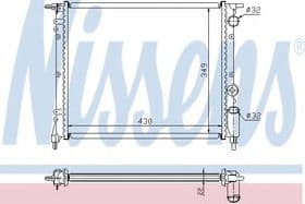 Радиатор охлаждения двигателя