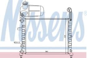 Радіатор охолодження двигуна Радіатор охолодження двигуна