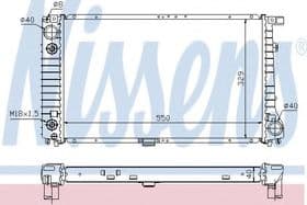 Радіатор охолодження двигуна