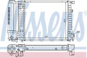 Радіатор охолодження двигуна