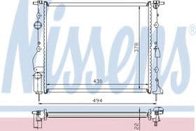 Радіатор охолодження двигуна Радіатор охолодження двигуна