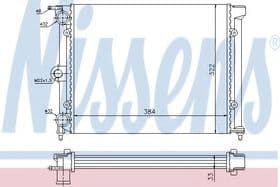 Радіатор охолодження двигуна Радіатор охолодження двигуна