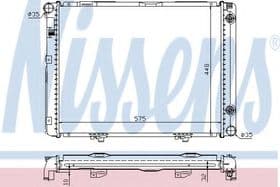 Радиатор охлаждения двигателя