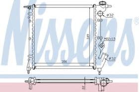Радіатор охолодження двигуна