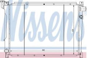 Радиатор охлаждения двигателя