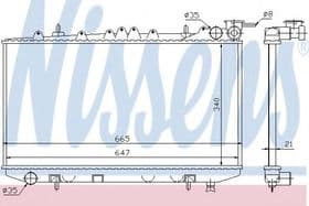 Радиатор охлаждения двигателя Радиатор охлаждения двигателя