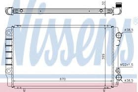 Радіатор охолодження двигуна