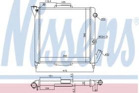 Радіатор охолодження двигуна Радіатор охолодження двигуна