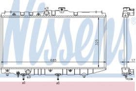 Радиатор охлаждения двигателя