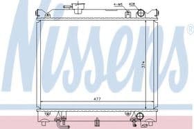 Радіатор охолодження двигуна Радіатор охолодження двигуна