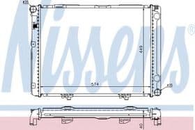 Радіатор охолодження двигуна