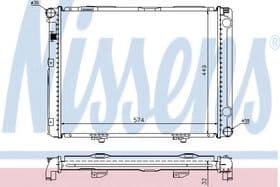 Радіатор охолодження двигуна Радіатор охолодження двигуна