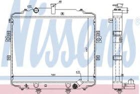 Радіатор охолодження двигуна