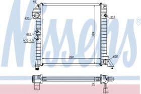 Радиатор охлаждения двигателя