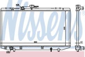 Радиатор охлаждения двигателя