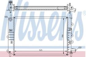 Радіатор охолодження двигуна