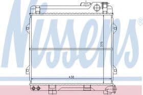 Радіатор охолодження двигуна