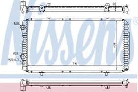 Радиатор охлаждения двигателя