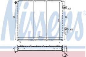 Радіатор охолодження двигуна
