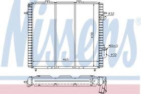 Радиатор охлаждения двигателя Радиатор охлаждения двигателя