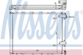 Радиатор охлаждения двигателя