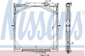 Радіатор охолодження двигуна