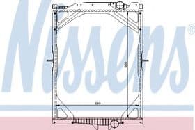 Радиатор охлаждения двигателя