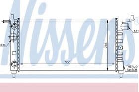 Радіатор охолодження двигуна
